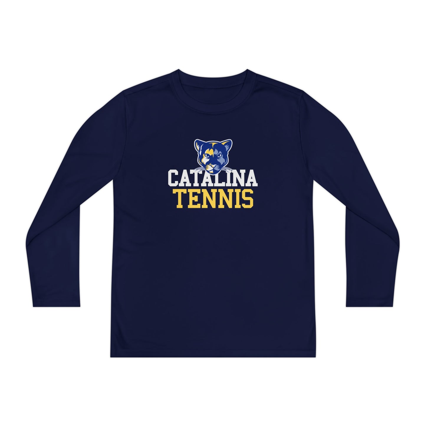 Youth Catalina Tennis Sport-Tek Performance Long Sleeve Shirt