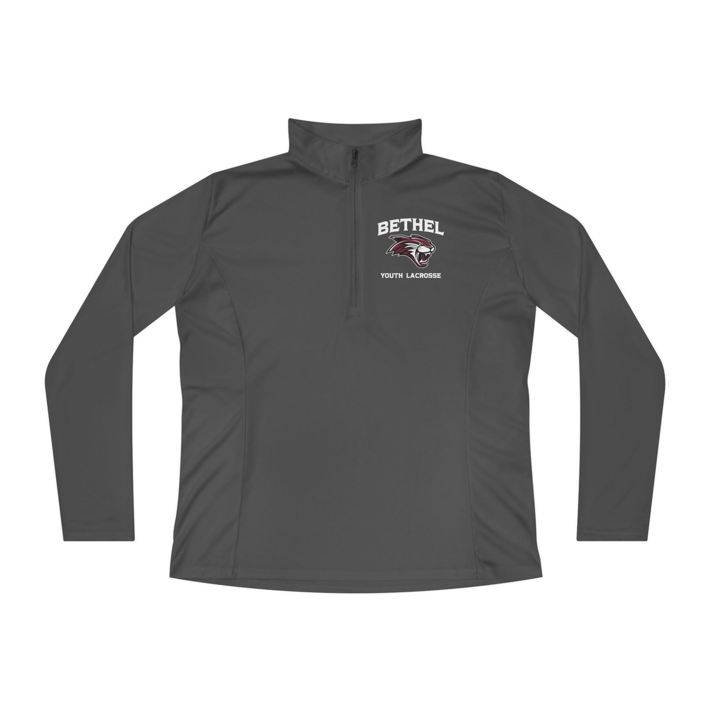 Women's Bethel Lacrosse Sport-Tek Quarter-Zip Pullover