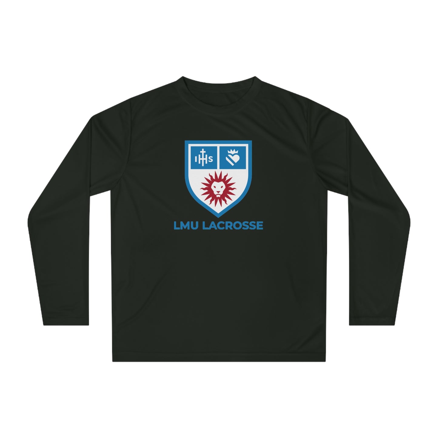 Adult LMU Lacrosse Team 365 Performance Long Sleeve