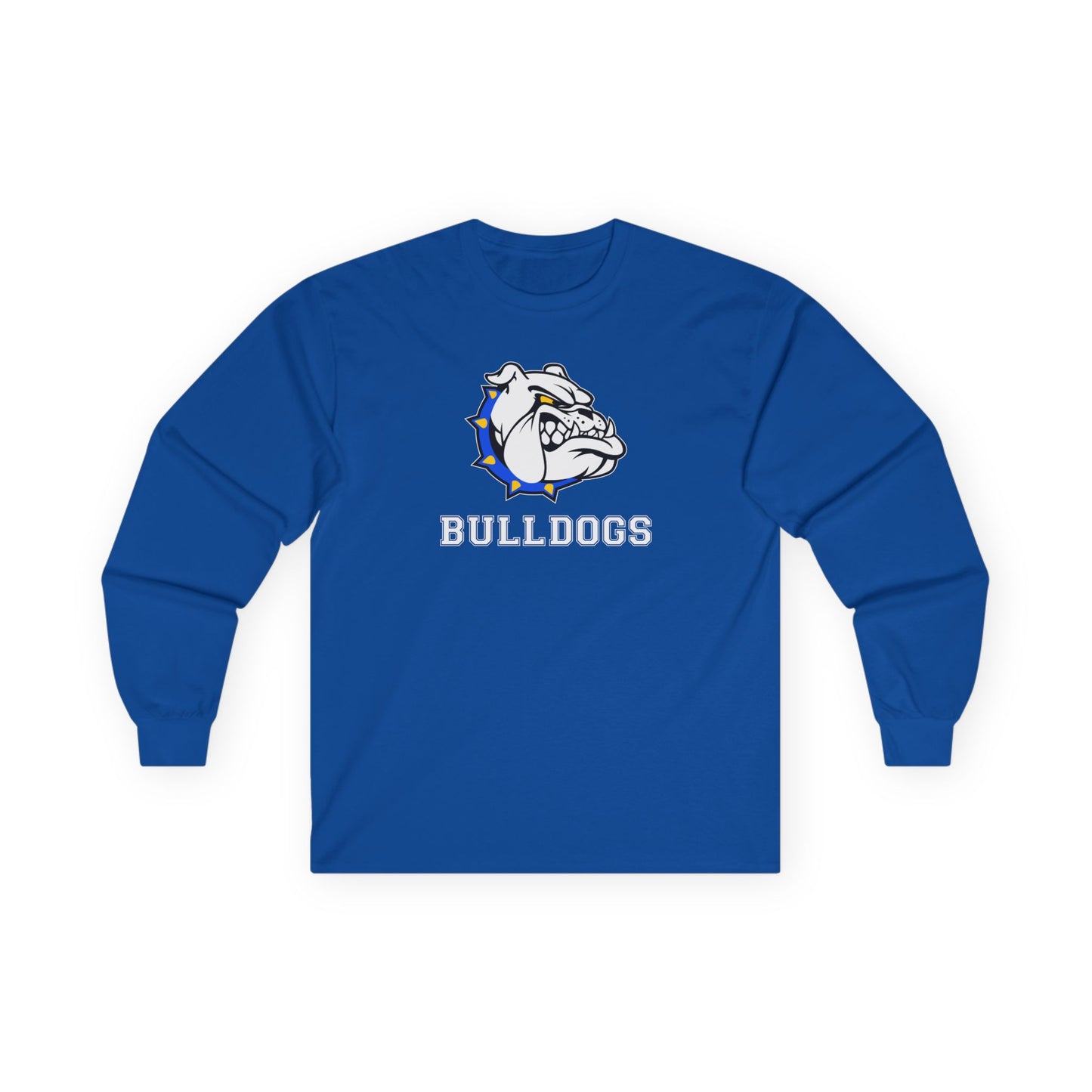 Adult Bulldogs Gildan Ultra Cotton Long Sleeve