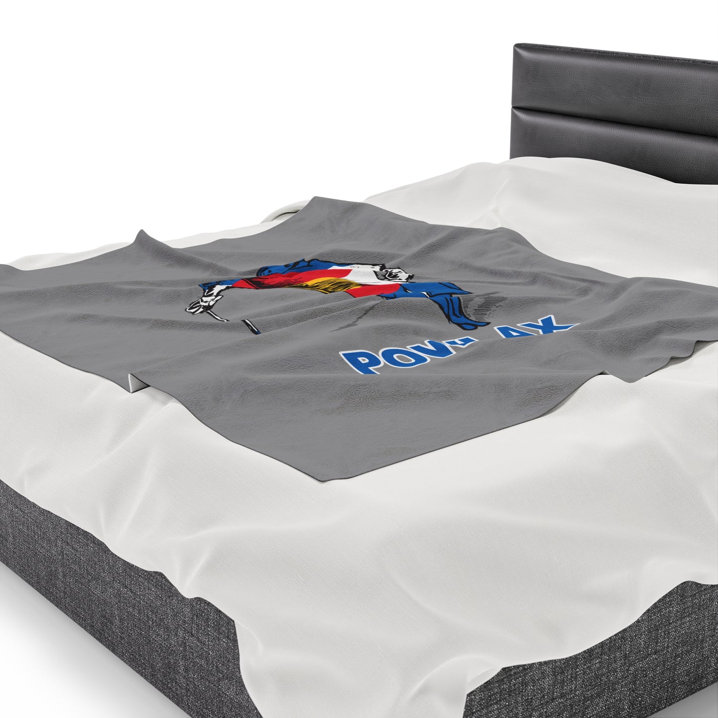 POWLAX Velveteen Plush Blanket