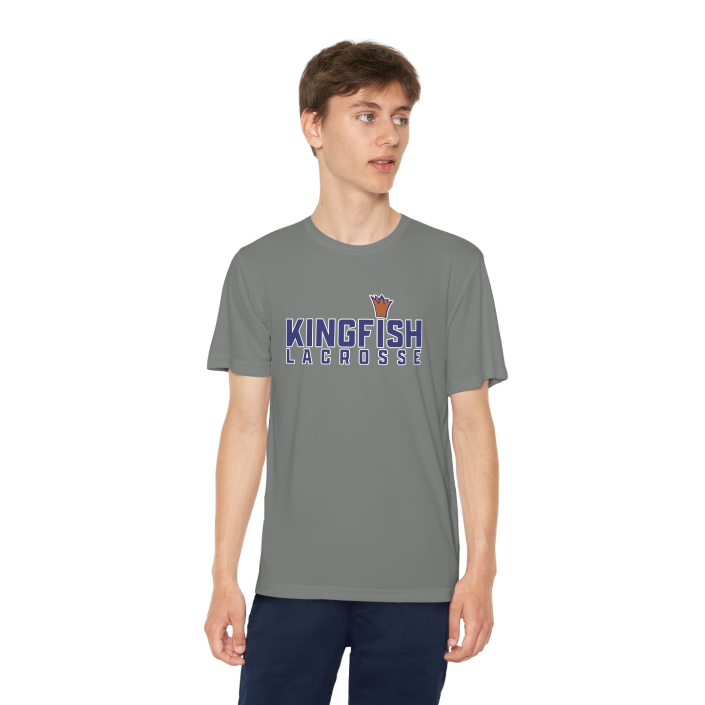 Youth Kingfish Lacrosse Sport-Tek Performance T-shirt