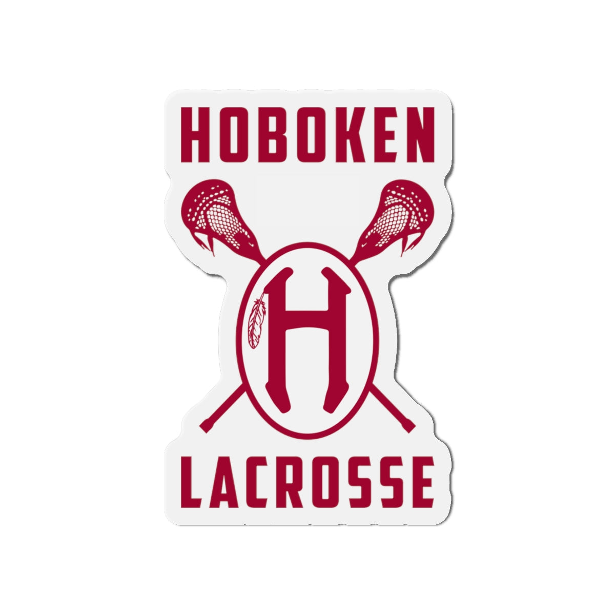 Hoboken Lacrosse Magnet