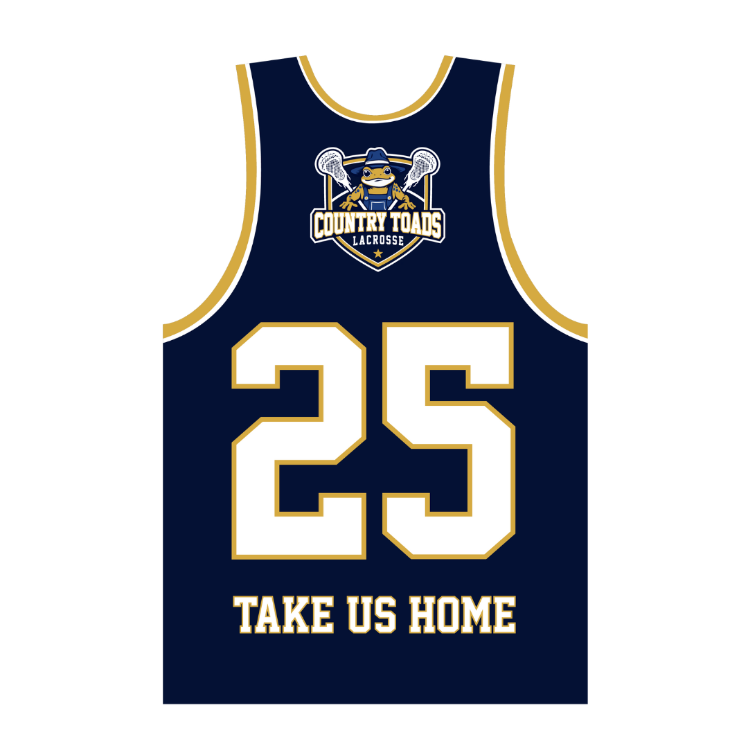 Country Toads Reversible Lacrosse Pinnie