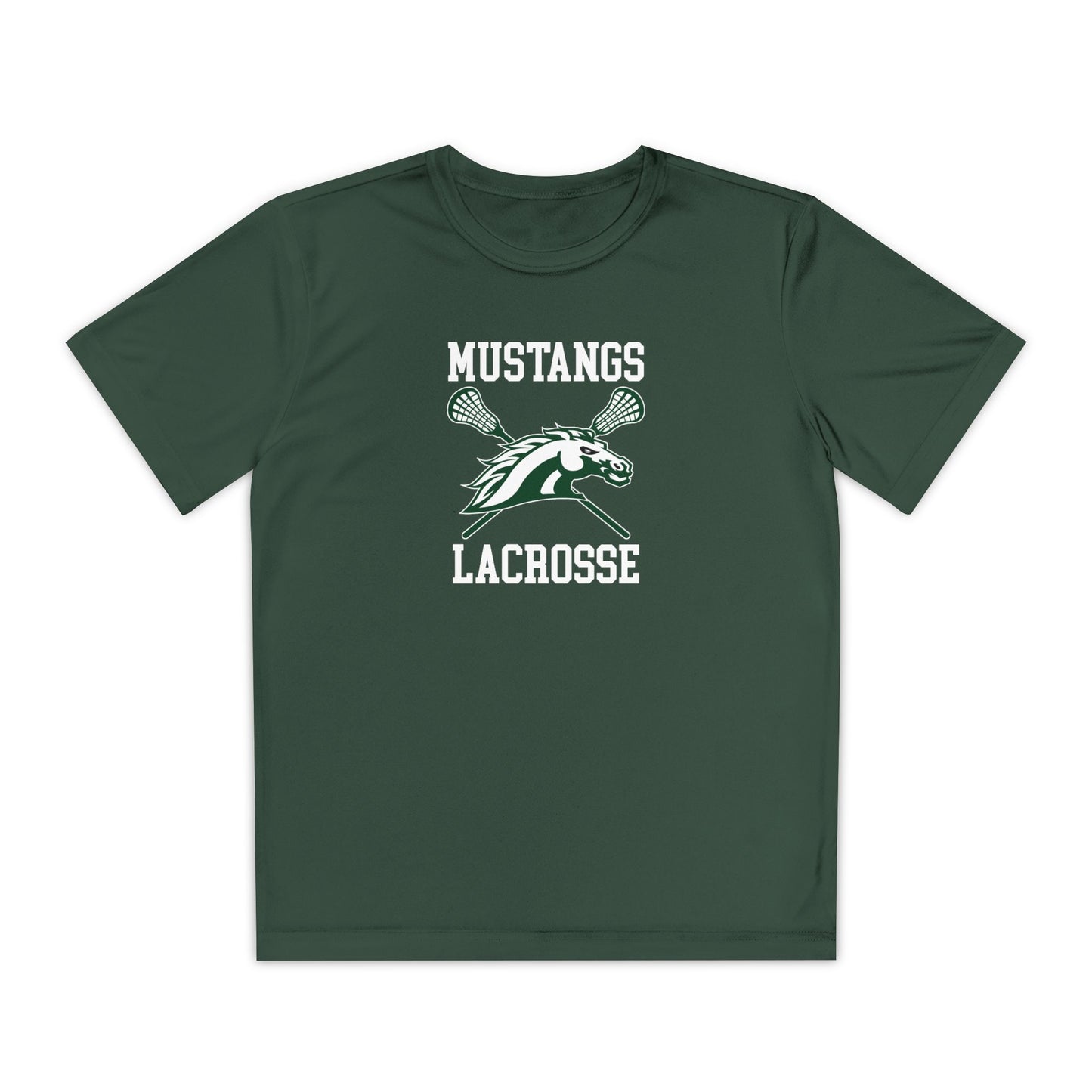 Youth Mustangs Lacrosse Sport-Tek Performance T-Shirt