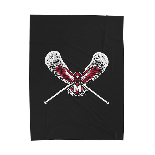 Montrose Lacrosse Velveteen Plush Blanket (60" x 80")