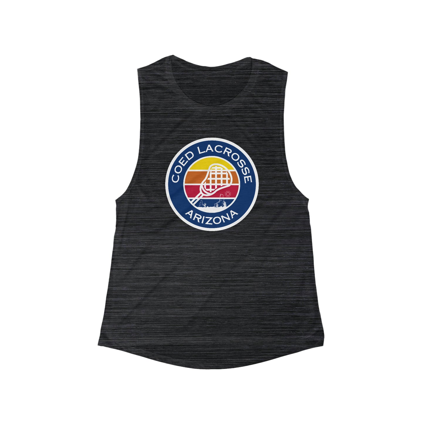 Women's Coed Lacrosse Bella + Canvas Flowy Scoop Sport Tank