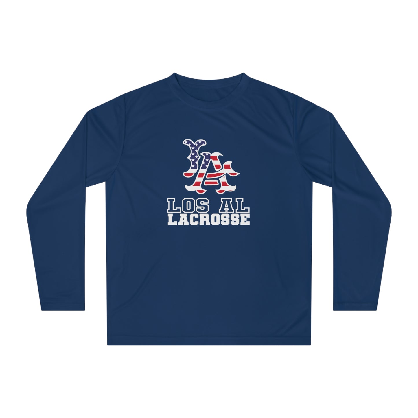 Adult Los Al Lacrosse Team 365 Performance Long Sleeve Shirt