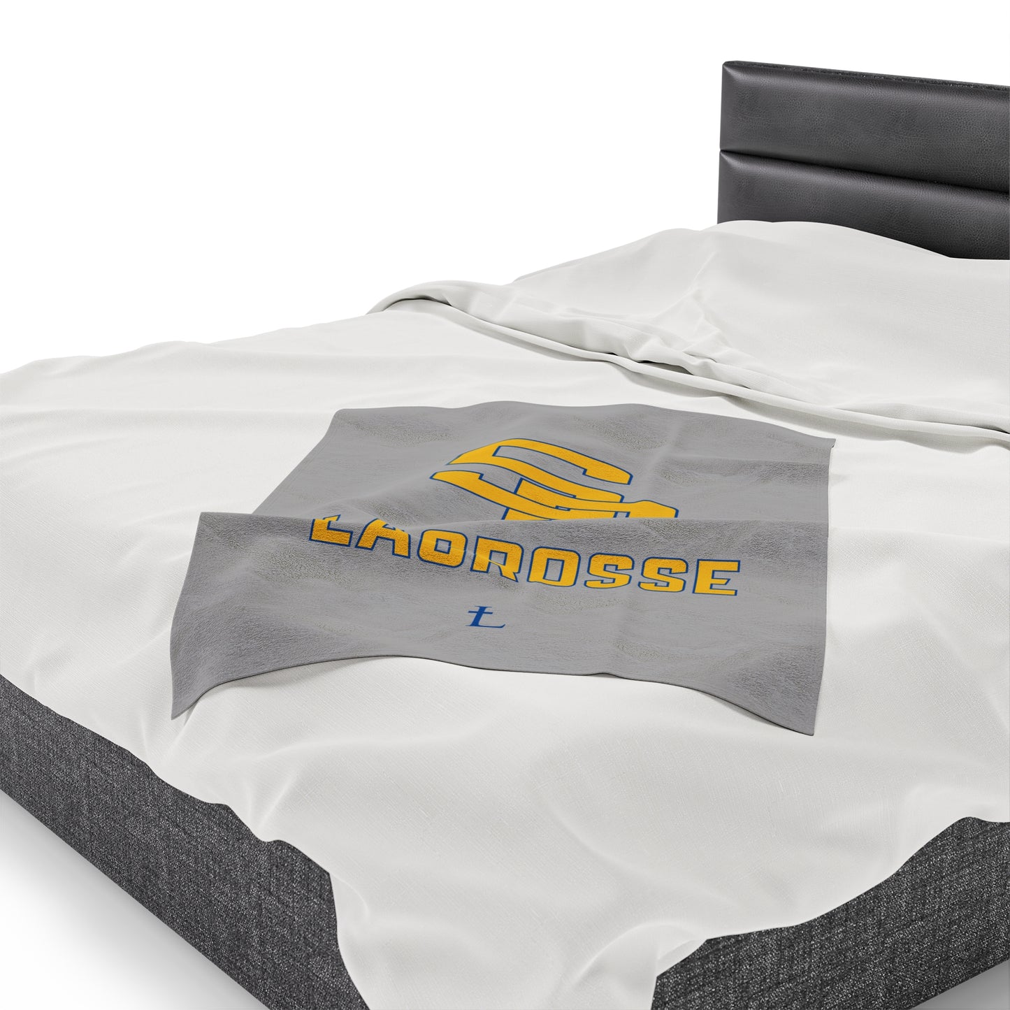 Saint Paul's Lacrosse Velveteen Plush Blanket