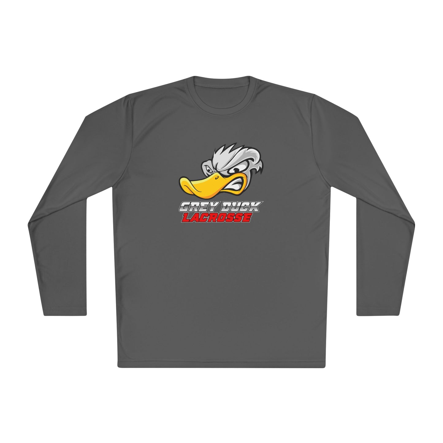 Adult Grey Duck Sport-Tek LS Shirt