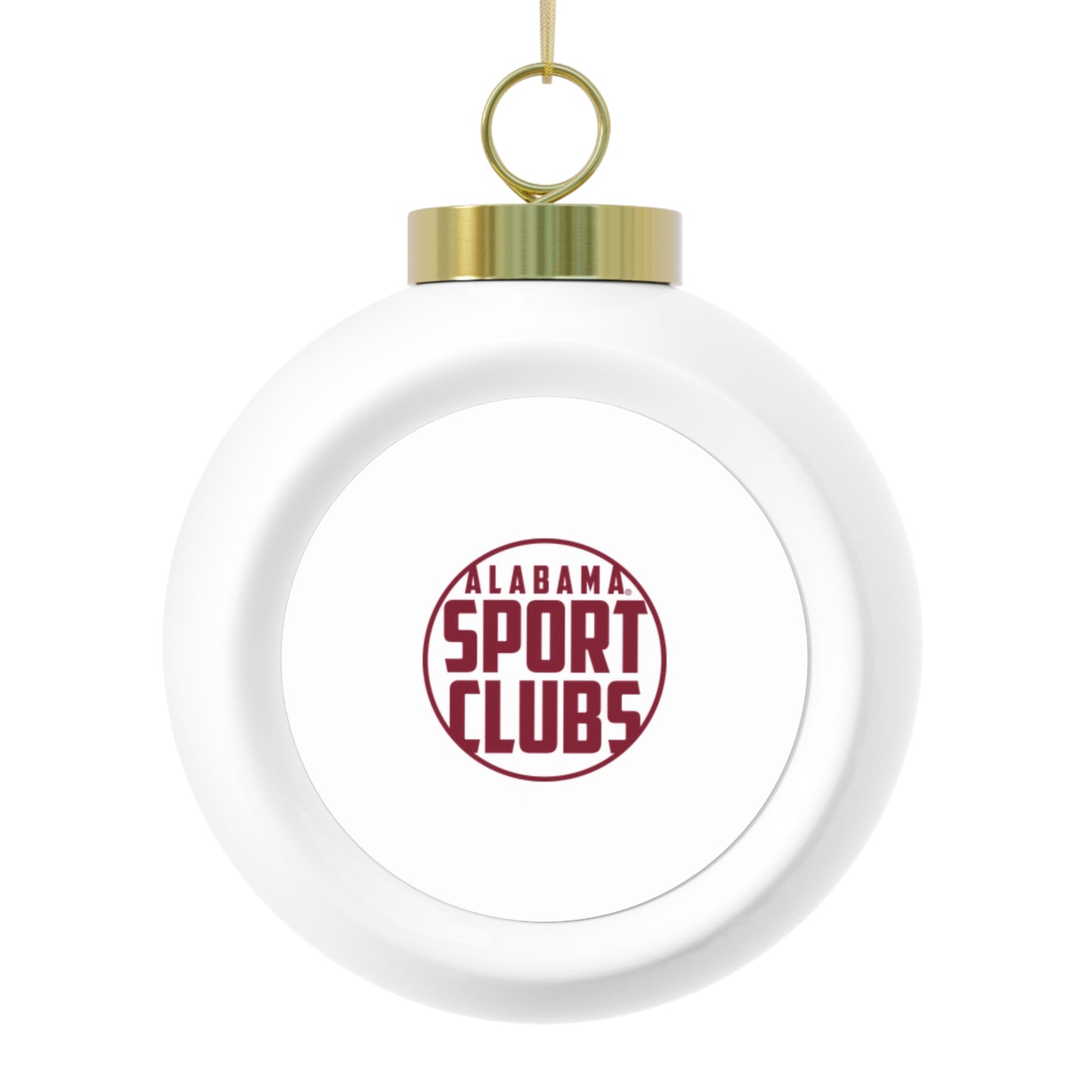 Alabama Lacrosse Club Christmas Ball Ornament