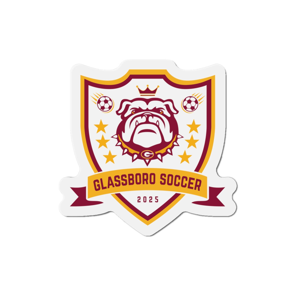 Glassboro Boys Soccer Die-Cut Magnet