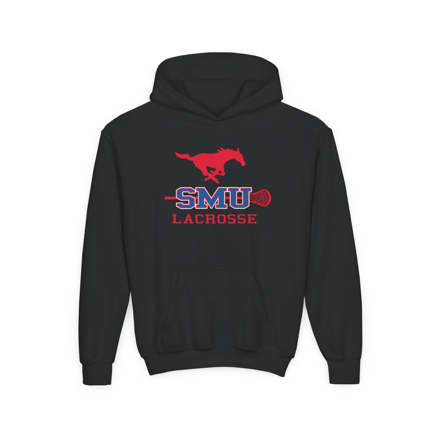 Youth SMU Lacrosse Heavy Blend Hoodie