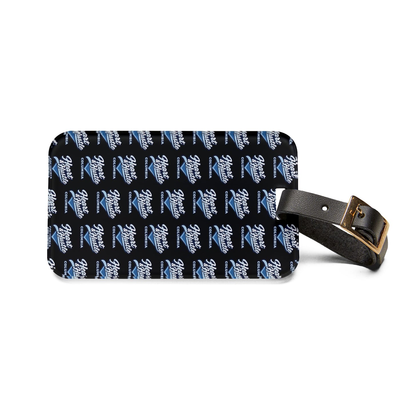 Heart and Hustle Baseball Luggage Tag