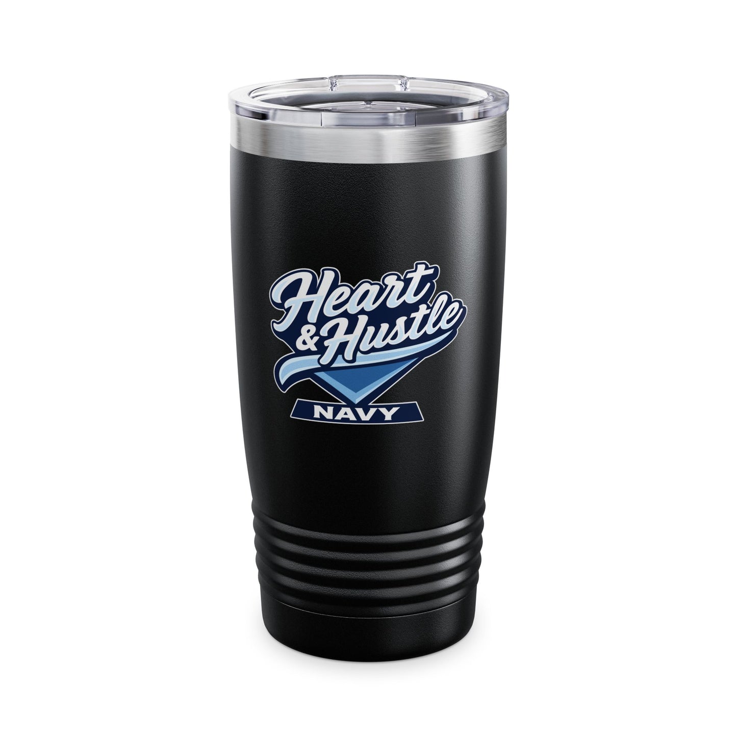 Heart and Hustle Baseball Ringneck Tumbler (20oz)