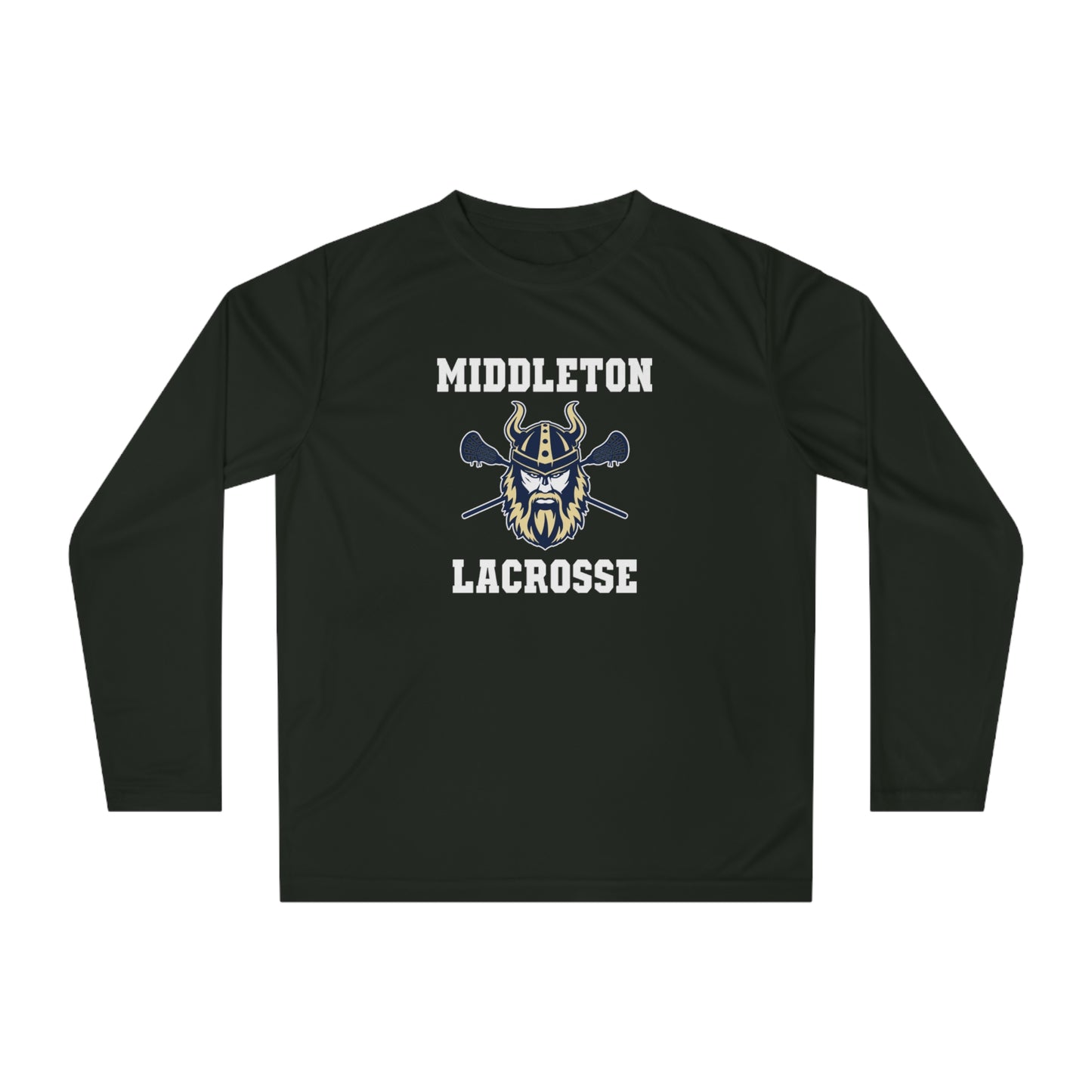 Adult Middleton Vikings Lacrosse Team 365 Performance Long Sleeve Shirt
