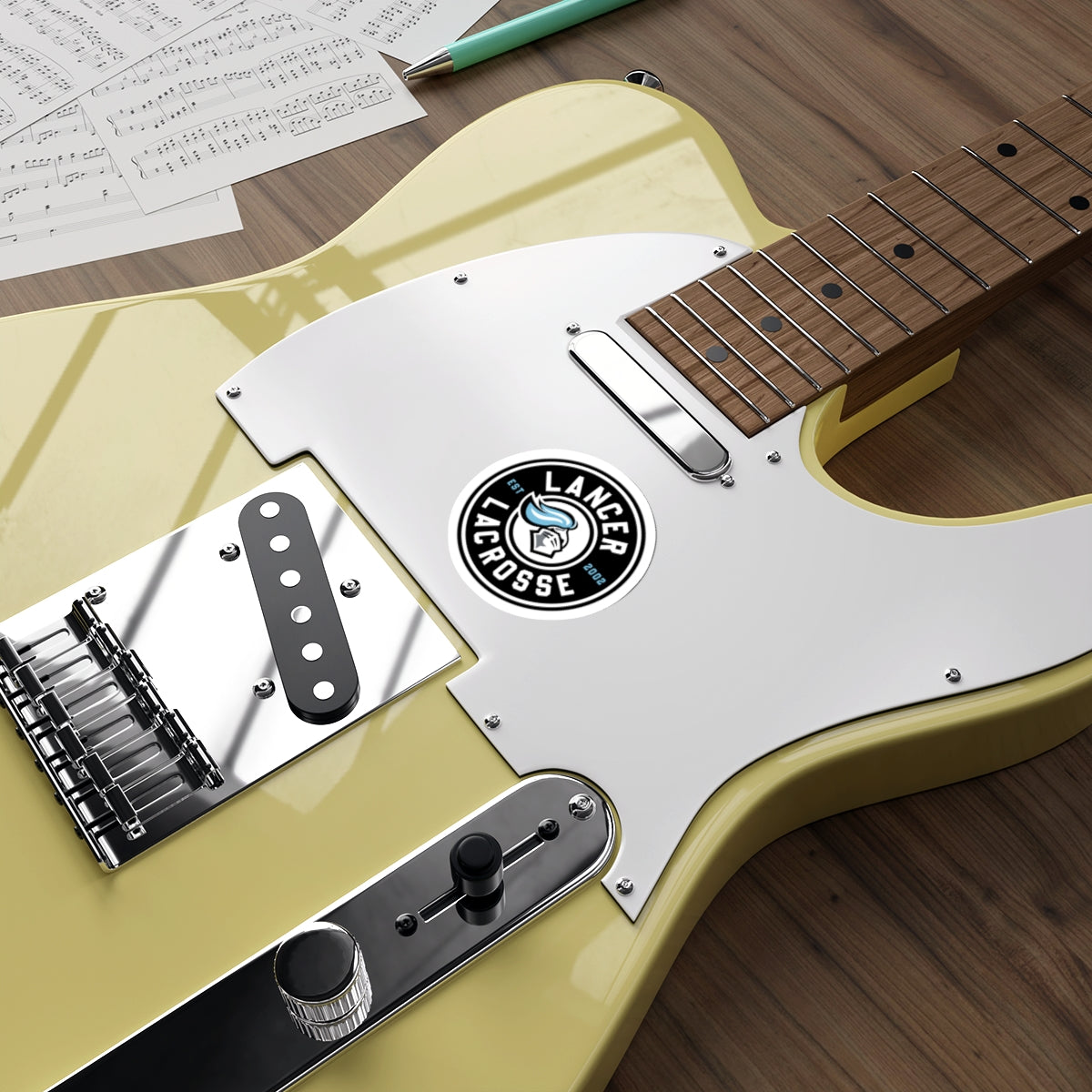 Lancer Laccrosse Die Cut Sticker