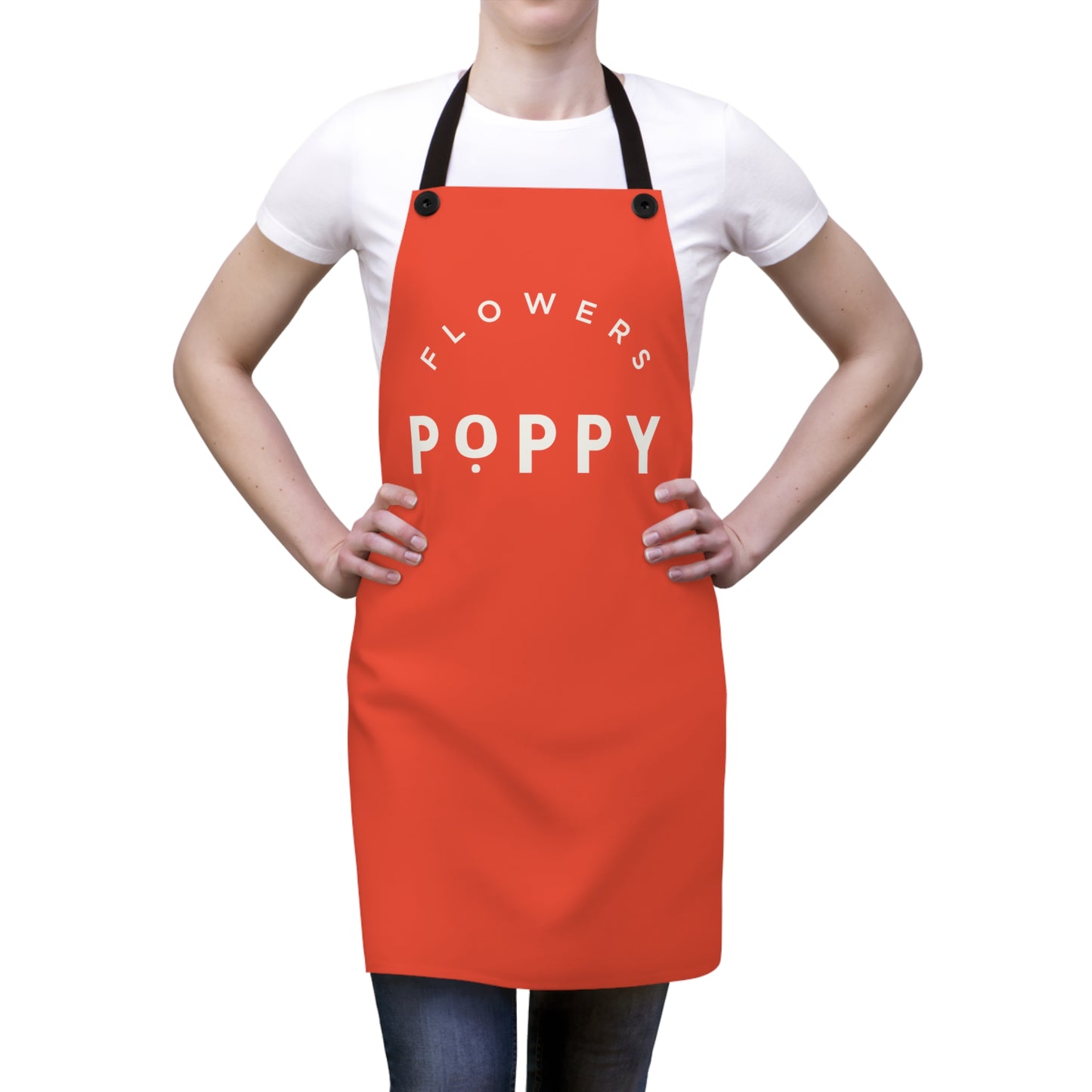 Poppy Flowers Apron