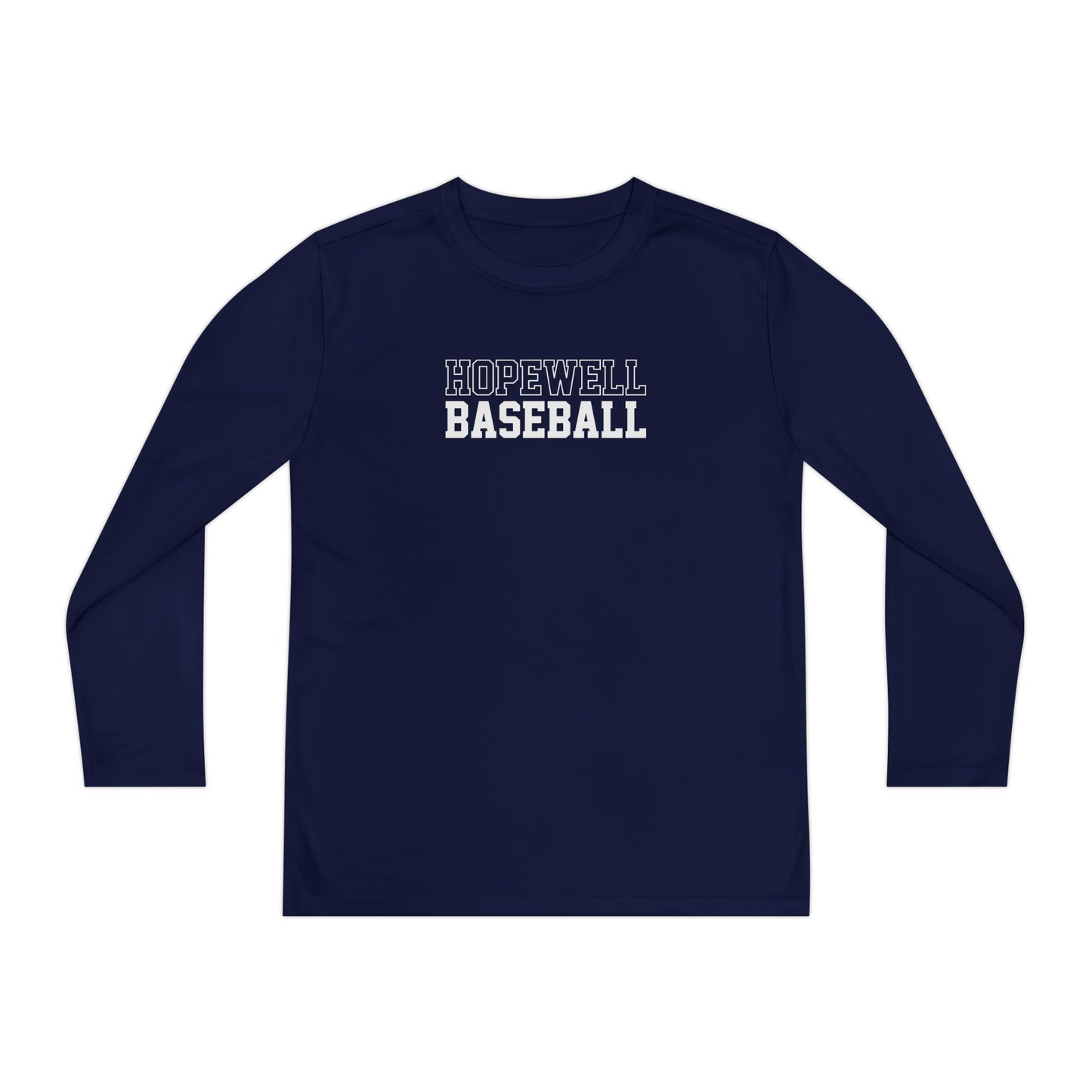 Youth Hopewell Baseball Sport-Tek Performance Long Sleeve Shirt