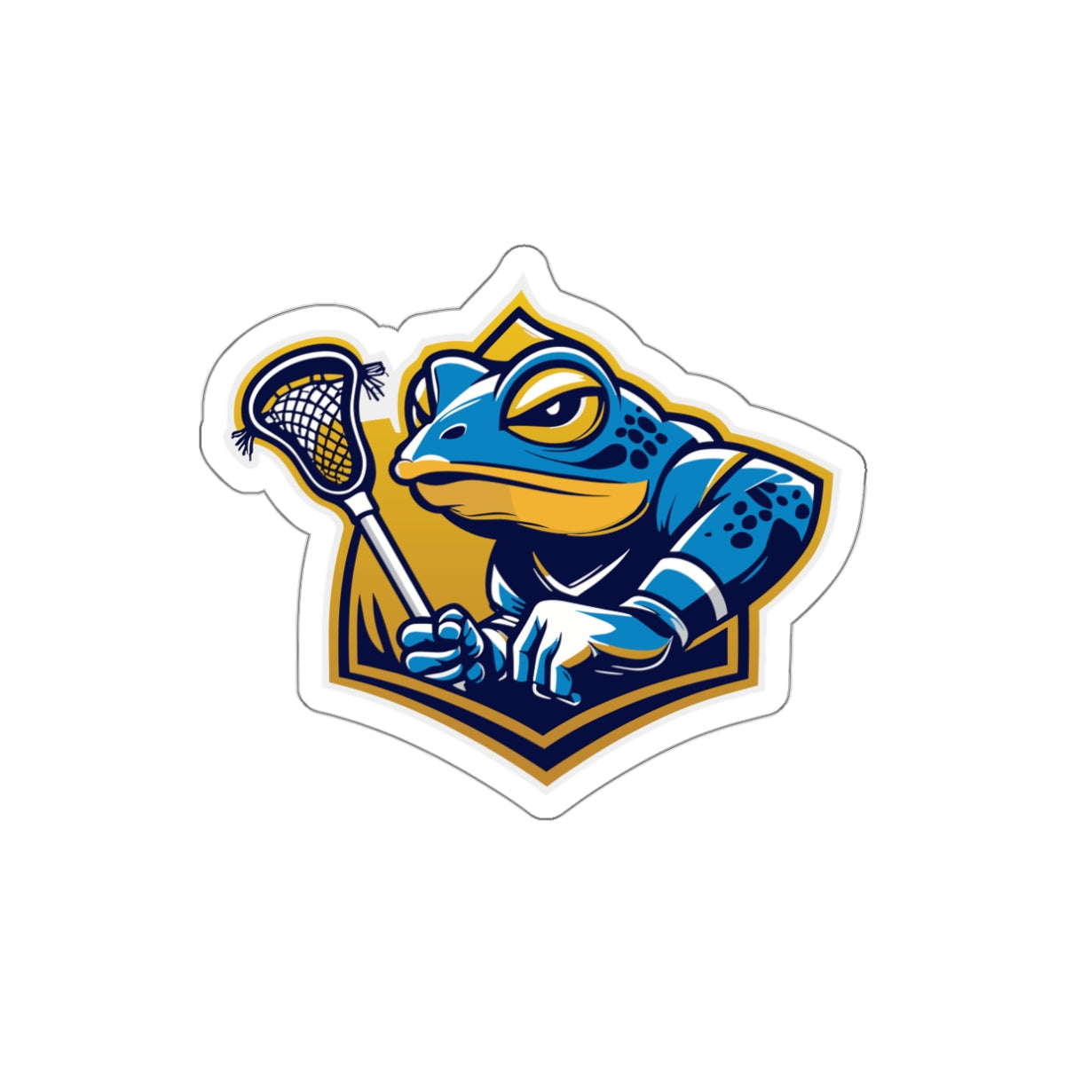 Country Toads Lacrosse Die-Cut Sticker