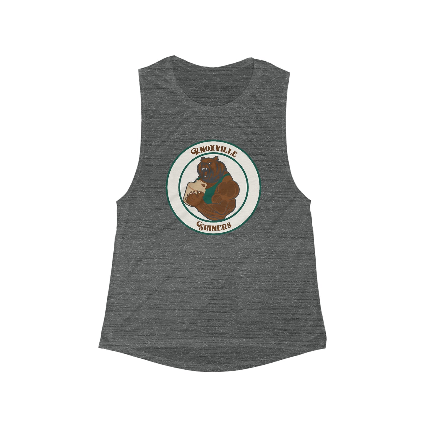 Women's Knoxville Shiners LC Bella + Canvas Flowy Scoop Sport Tank