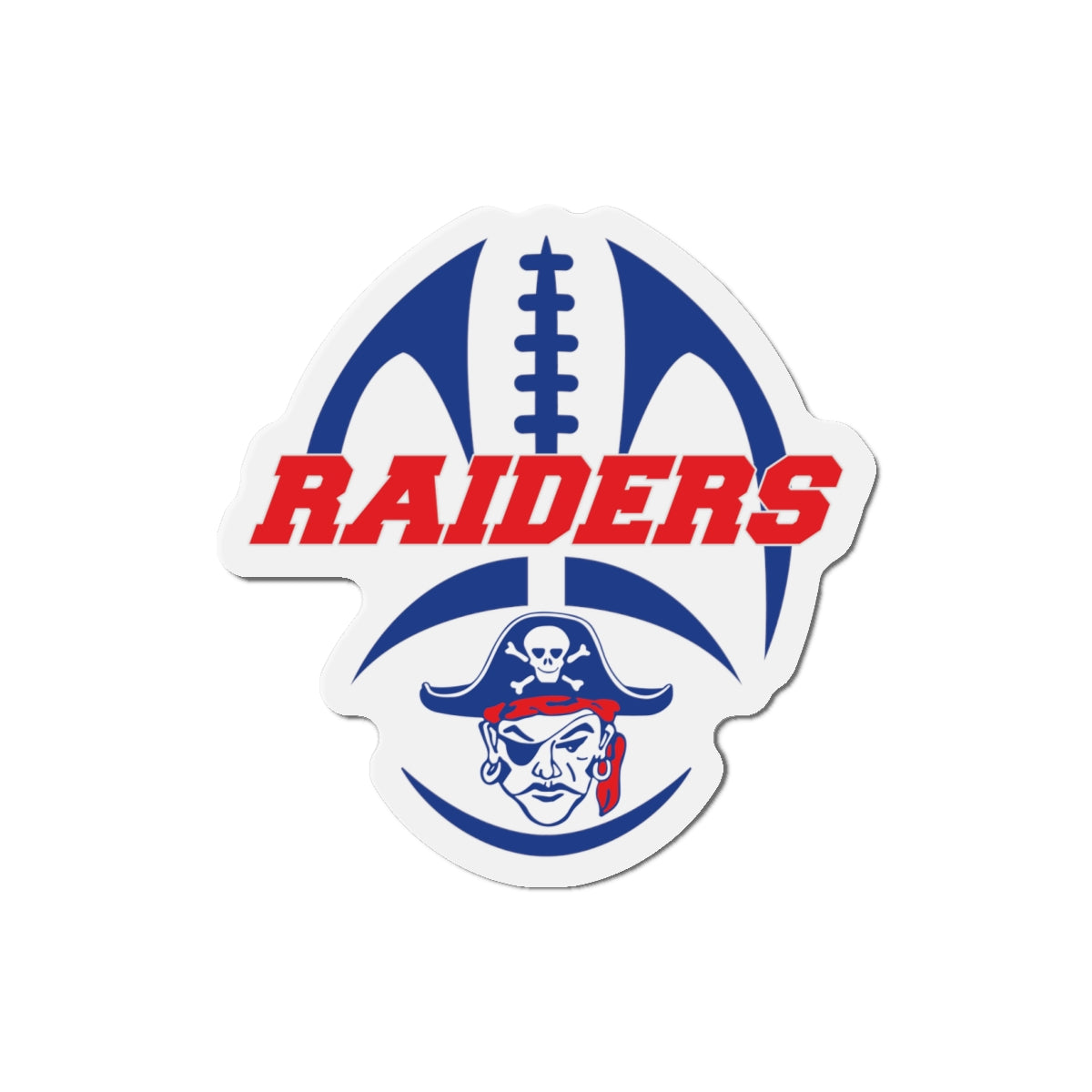 Fairport Football and Cheer Die-Cut Magnet