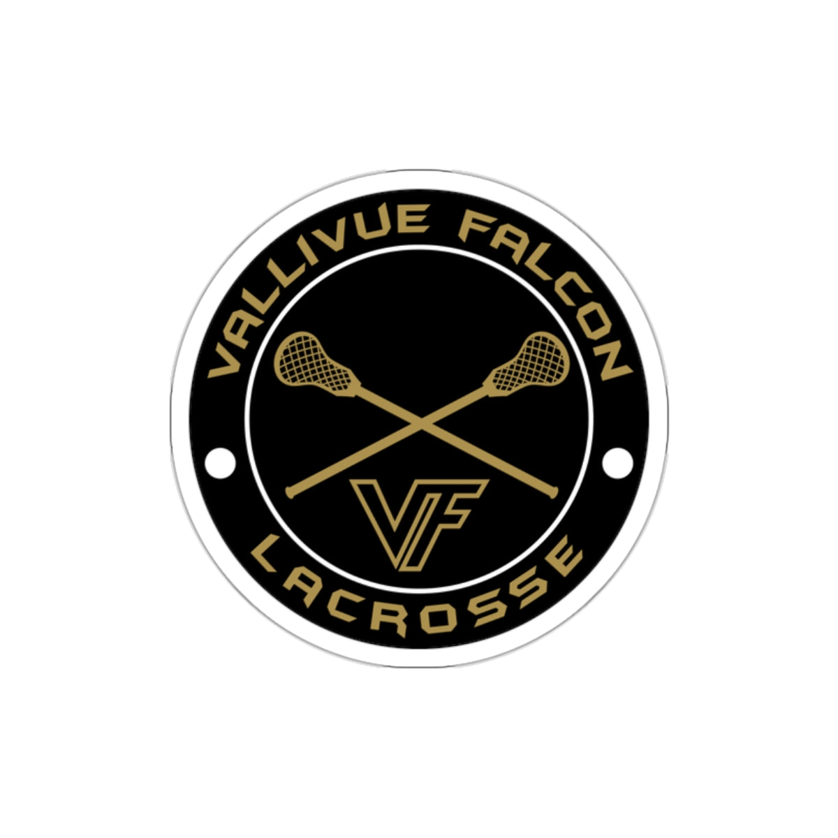 Vallivue Lacrosse Die-Cut Stickers