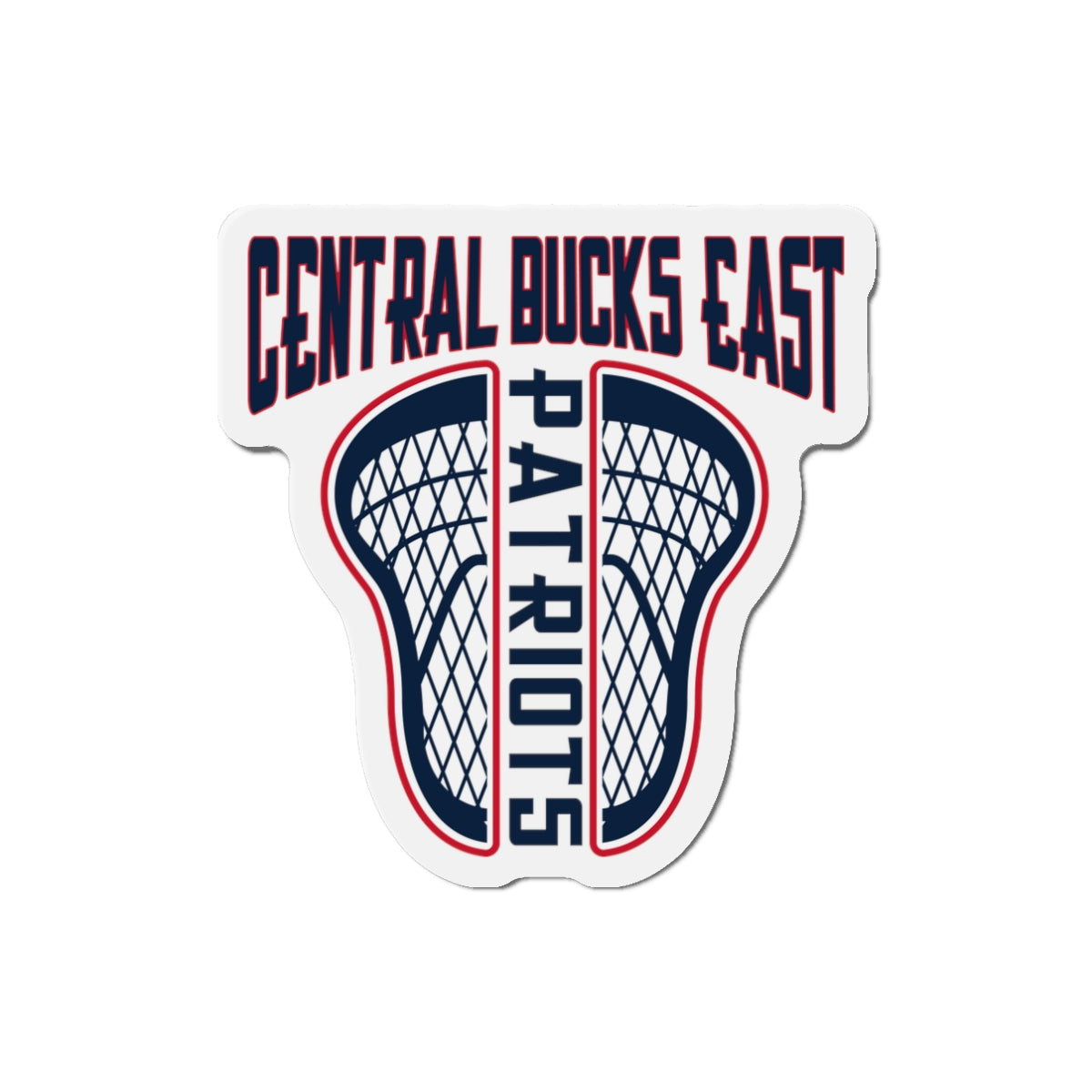 CBE Lacrosse Die-Cut Magnet