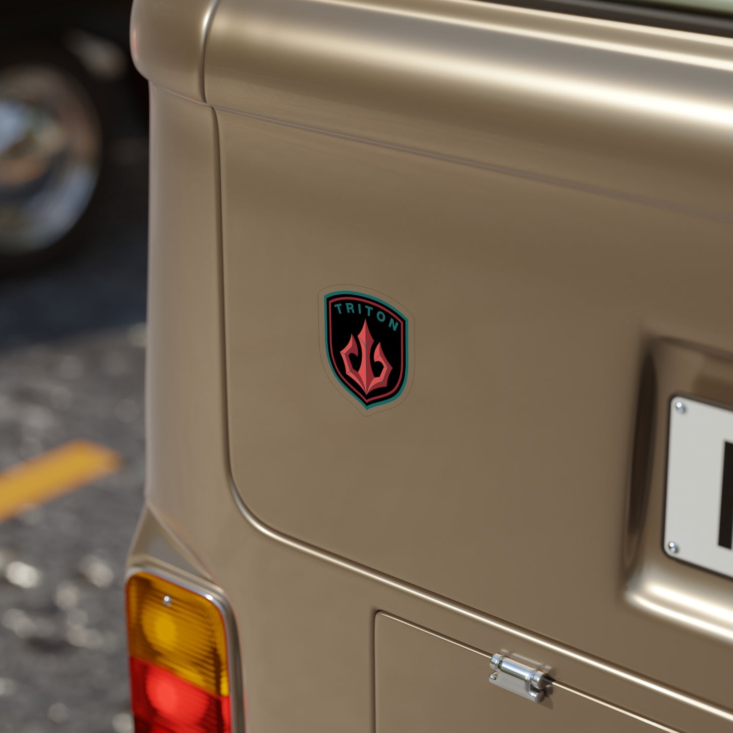 Tacoma Triton Transparent Die-Cut Outdoor Sticker