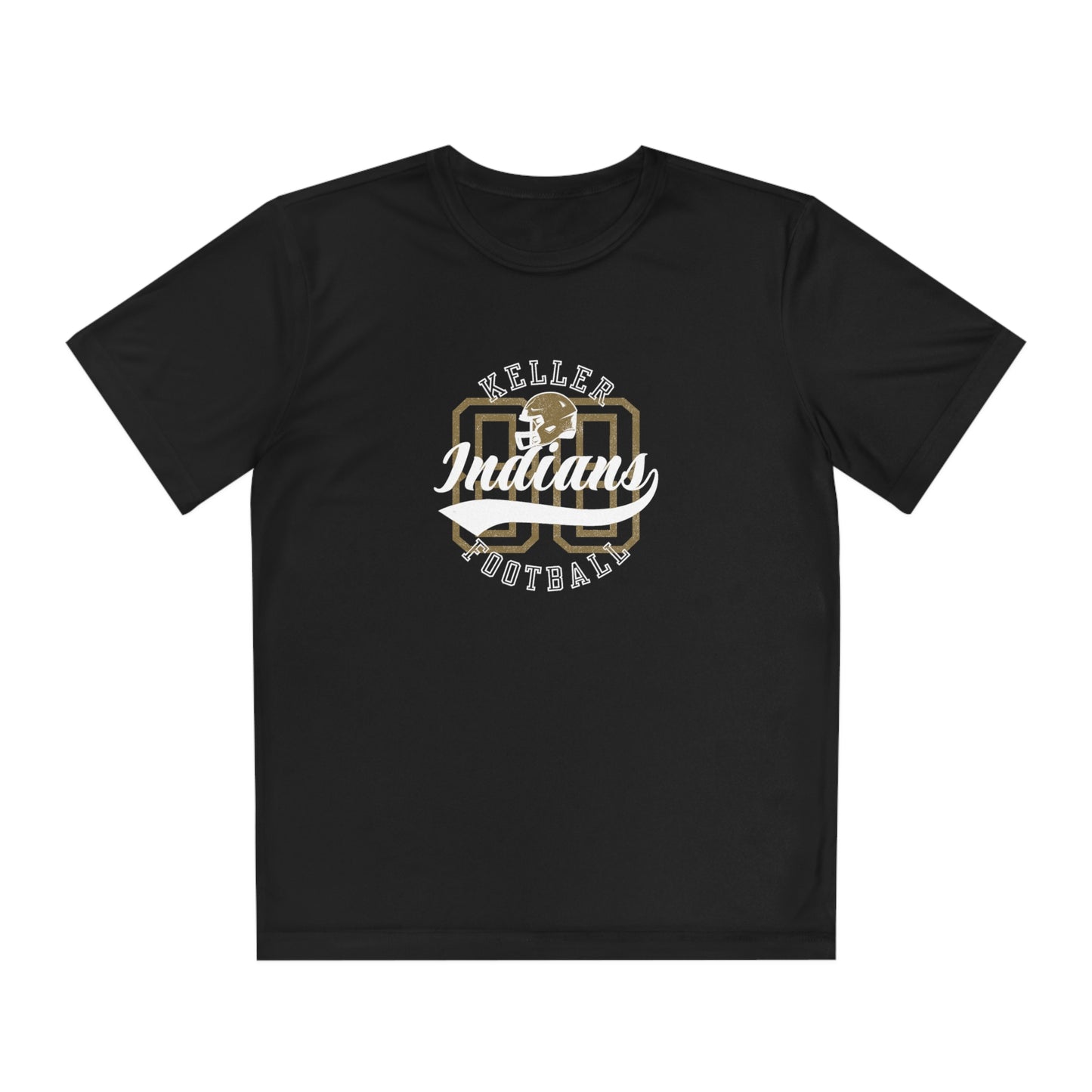 Youth Keller Football Sport-Tek Performance T-Shirt