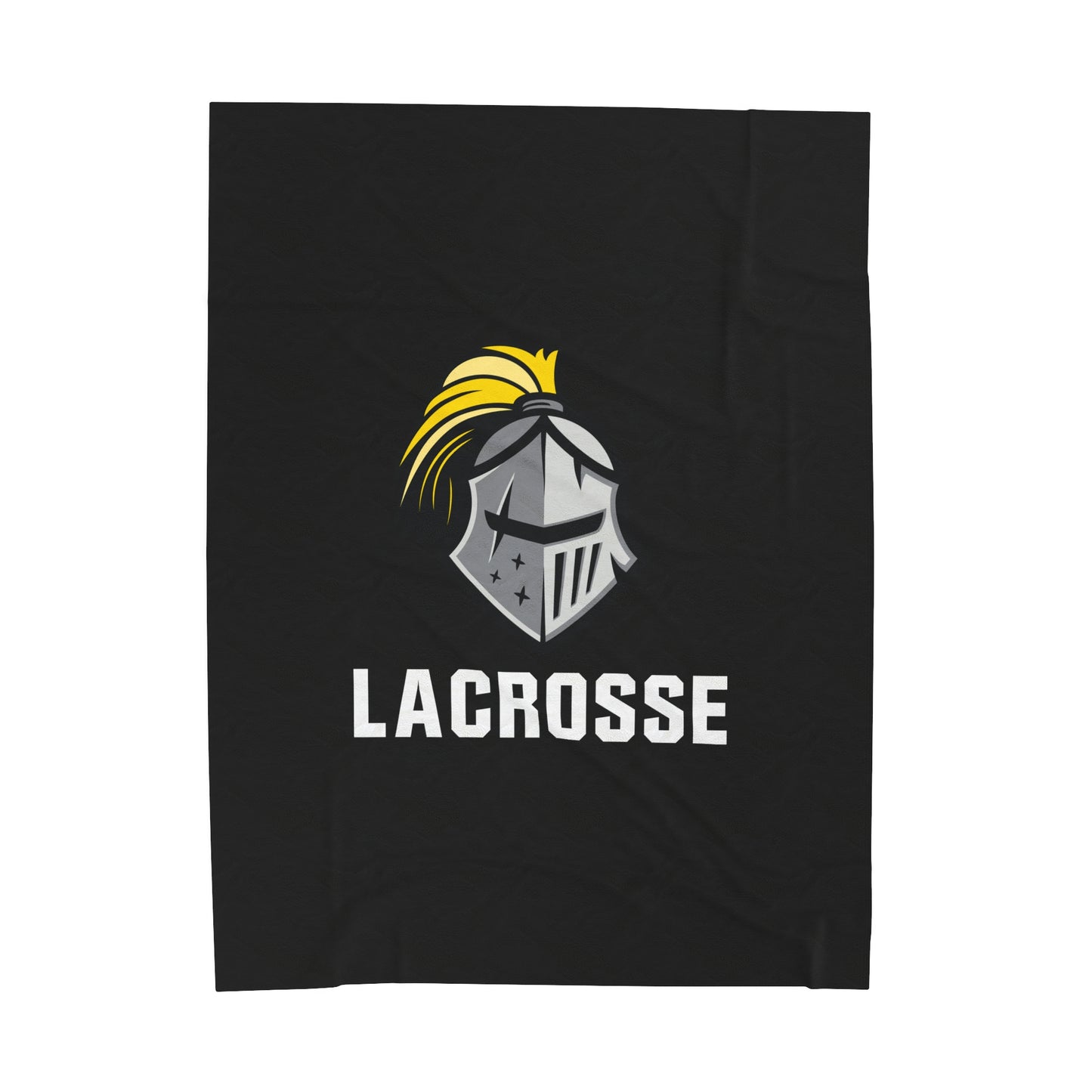 Bishop Kelly Lacrosse Velveteen Plush Blanket