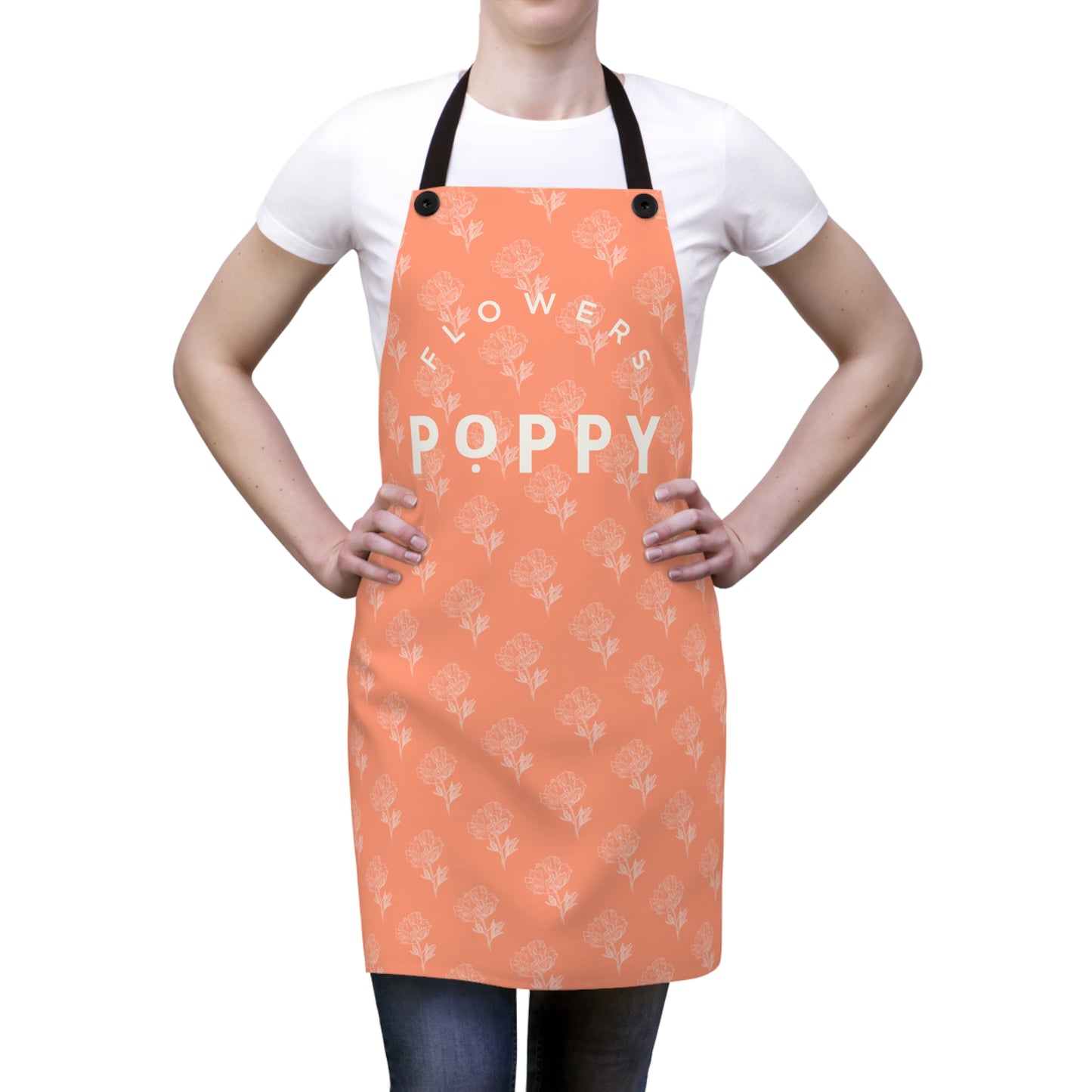 Poppy Flowers Apron