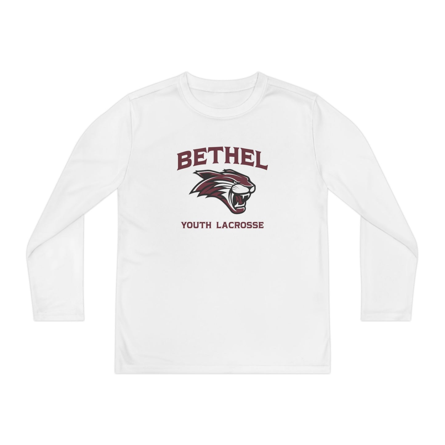 Youth Bethel Youth Lacrosse Sport-Tek Performance Long Sleeve Shirt