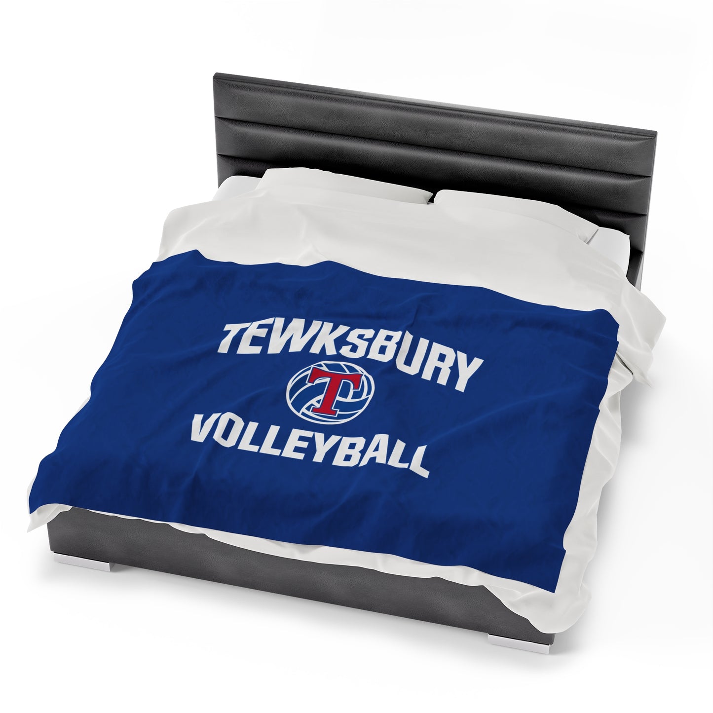 Tewksbury Volleyball Velveteen Plush Blanket (60" x 80")