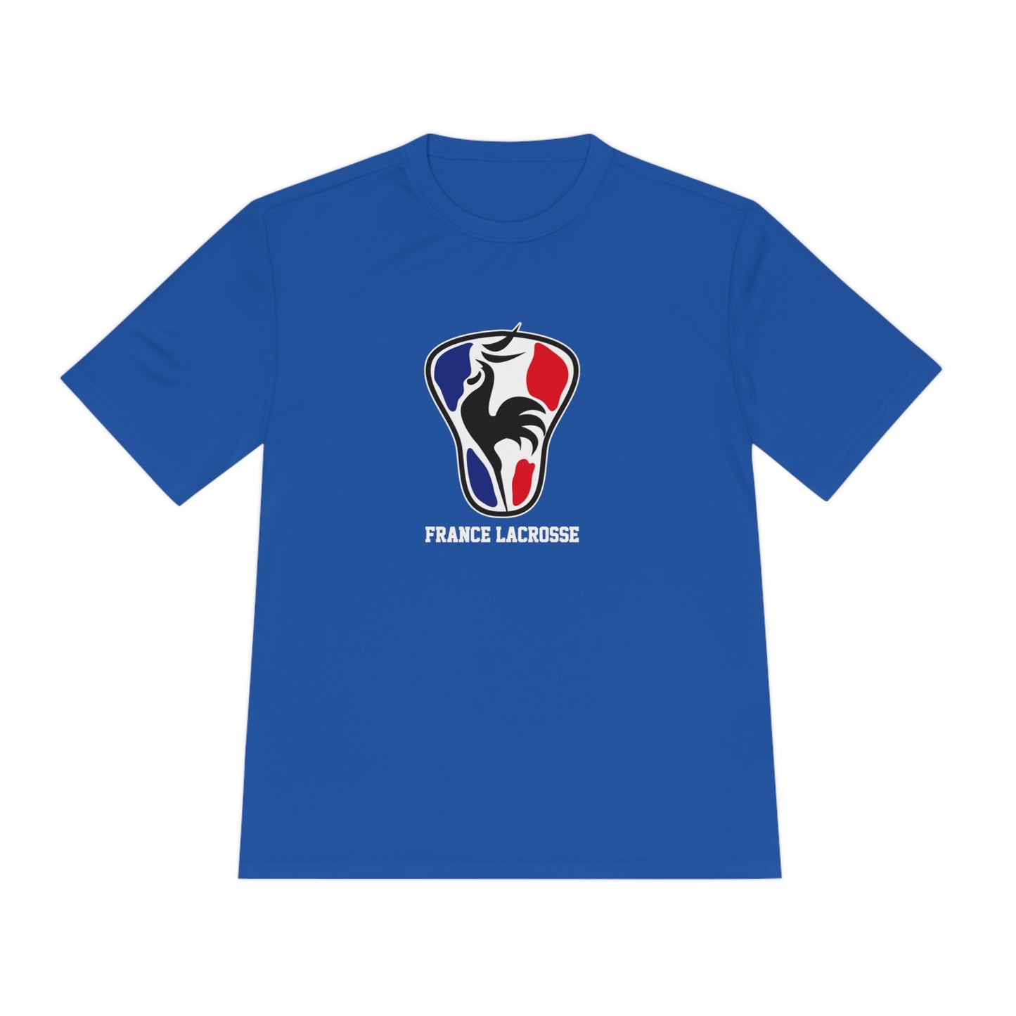 Adult France Lacrosse Sport-Tek Performance T-Shirt