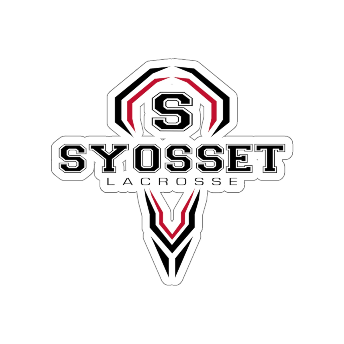 Syosset Lacrosse Die-Cut Sticker