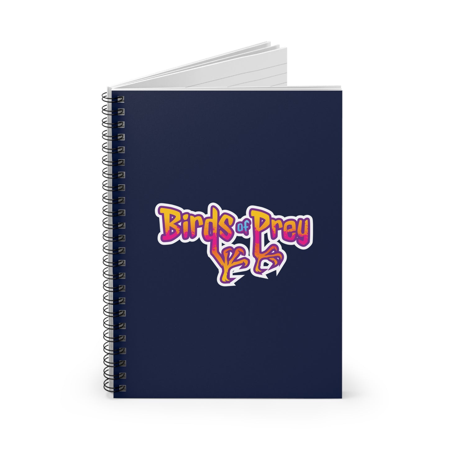 Birds of Prey Spiral Notebook - Ruled Line (8" x 6")