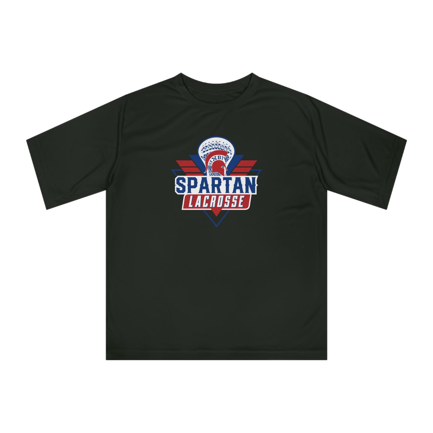 Adult Bixby Spartan Lacrosse Team 365 Performance T-shirt
