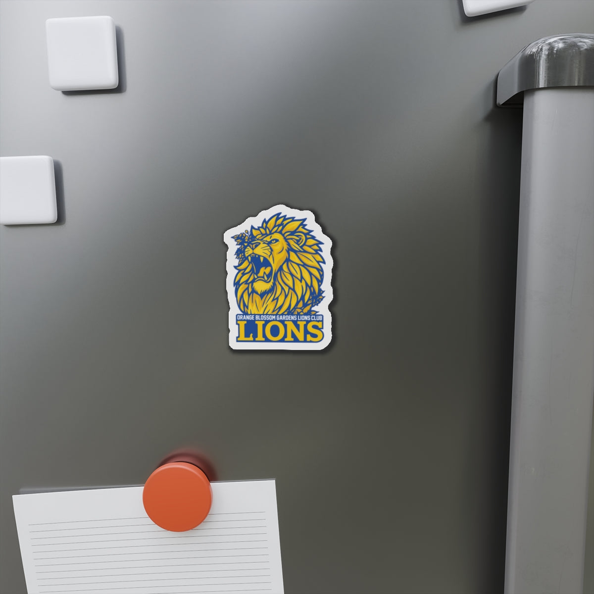 Lions Die-Cut Magnet