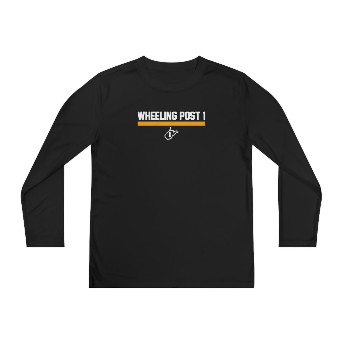 Youth Wheeling Post 1 Sport-Tek Performance Long Sleeve Shirt