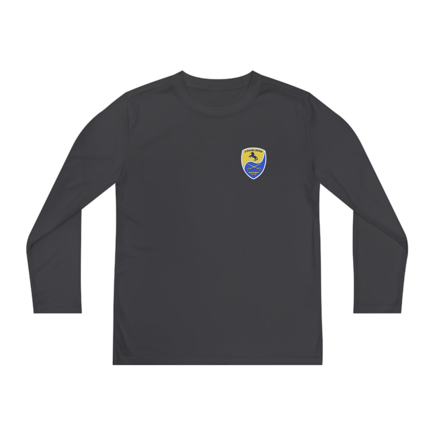 Youth Cavaliers Rugby Lacrosse Sport-Tek Performance Long Sleeve