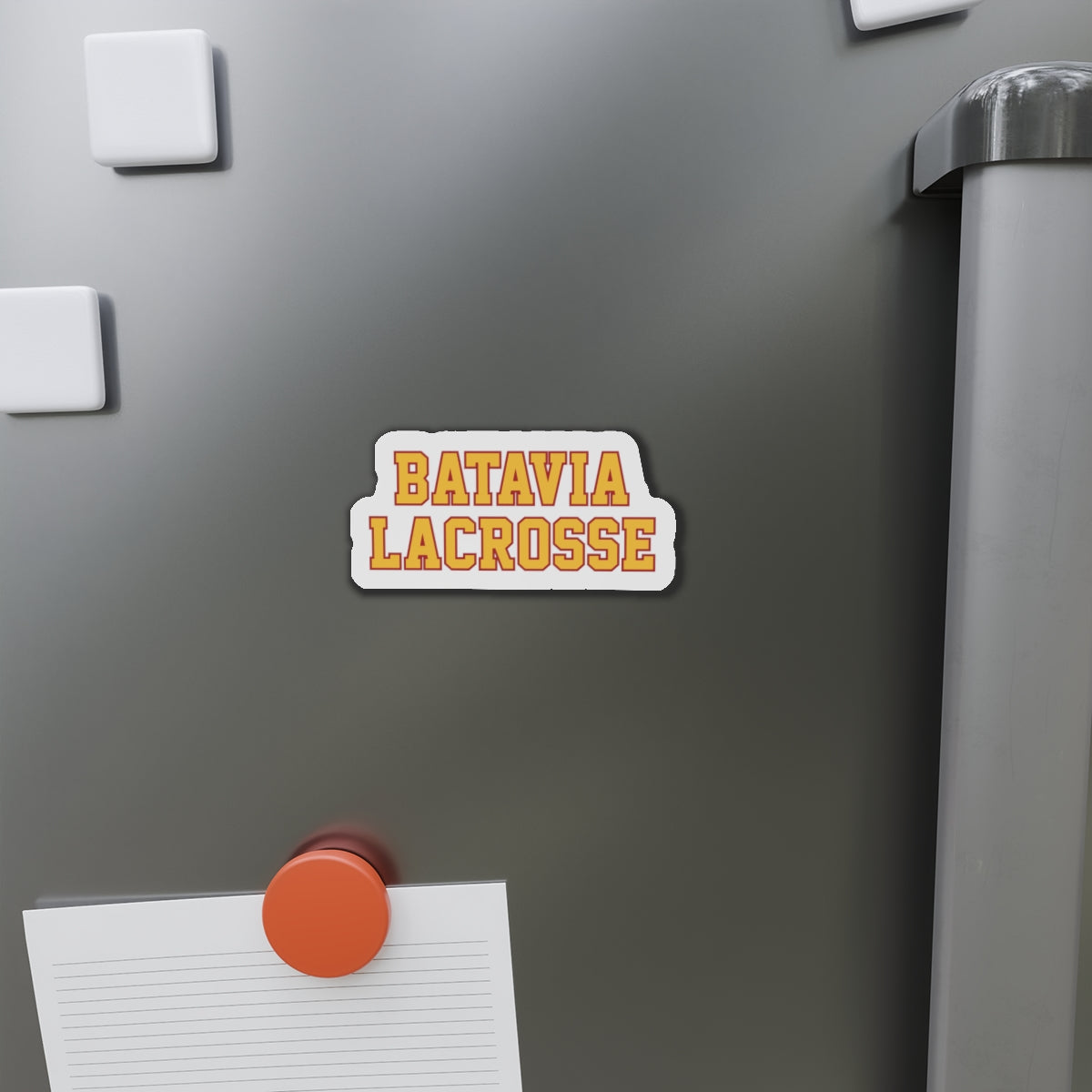 Batavia Lacrosse Die-Cut Magnet