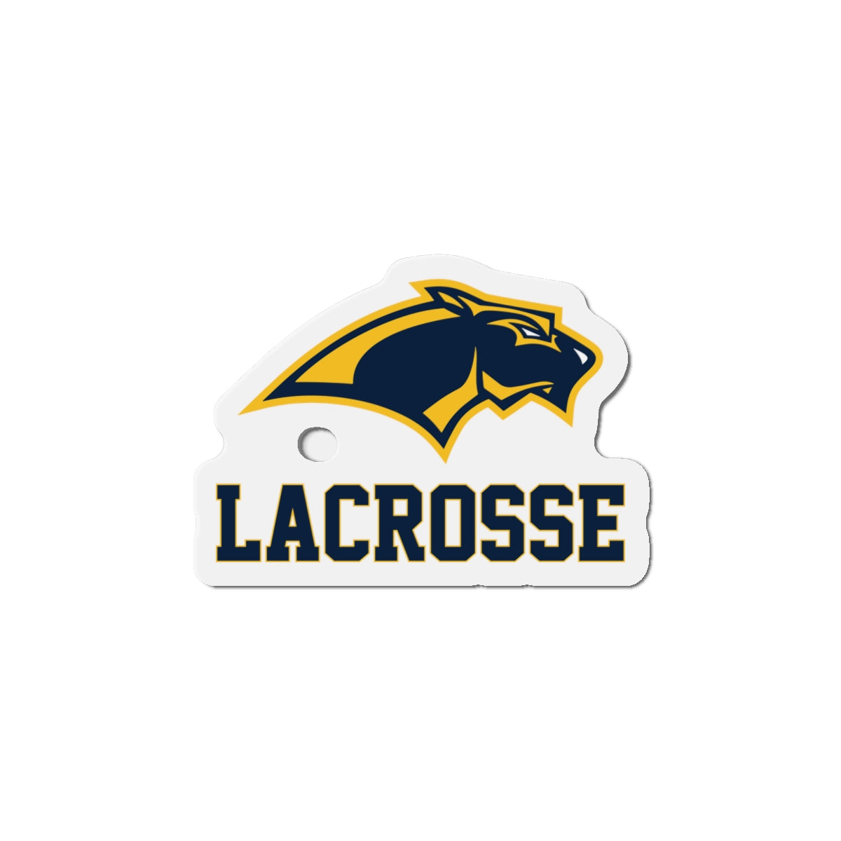 PJP Boy Lacrosse Die-Cut Magnet