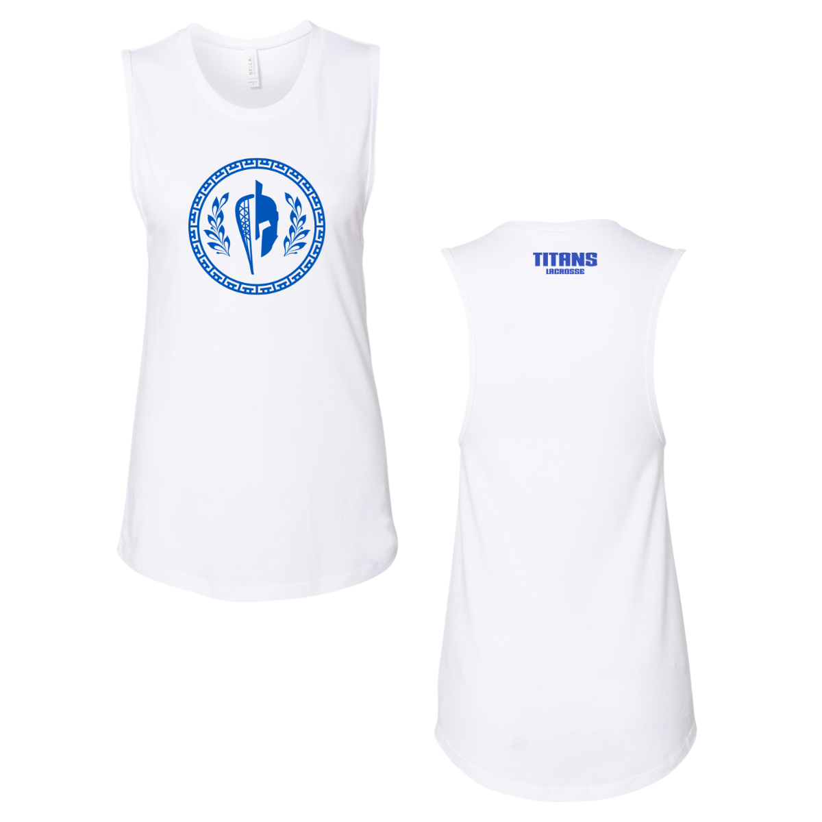 Women's SW Titans Lacrosse Bella + Canvas Jersey Muscle Tank