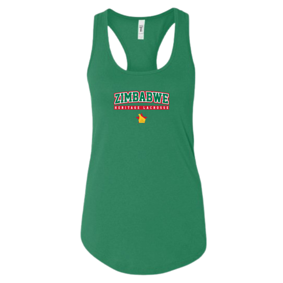 Women's Zimbabwe Lacrosse Ideal Racerback Tank