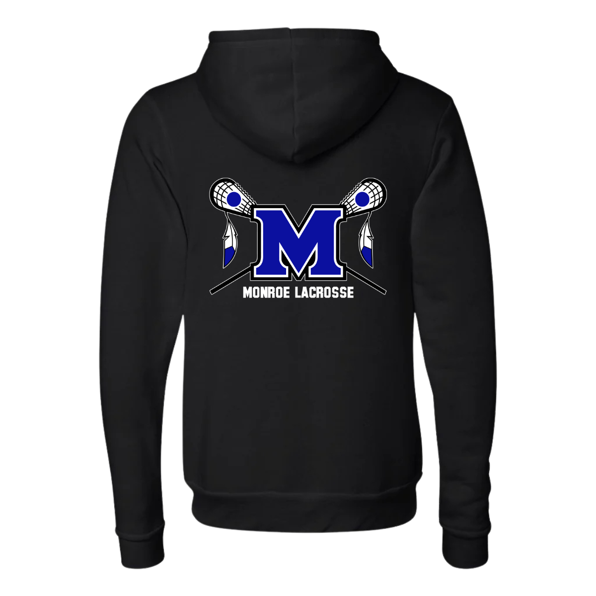 Adult Braves Bella + Canvas Triblend Full Zip Hoodie