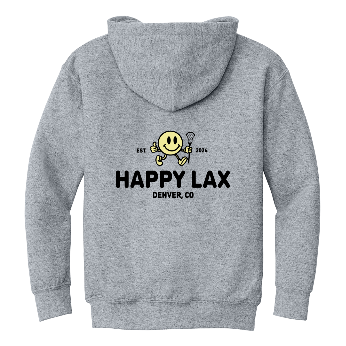 Youth Happy Lax Training Gildan Hoodie