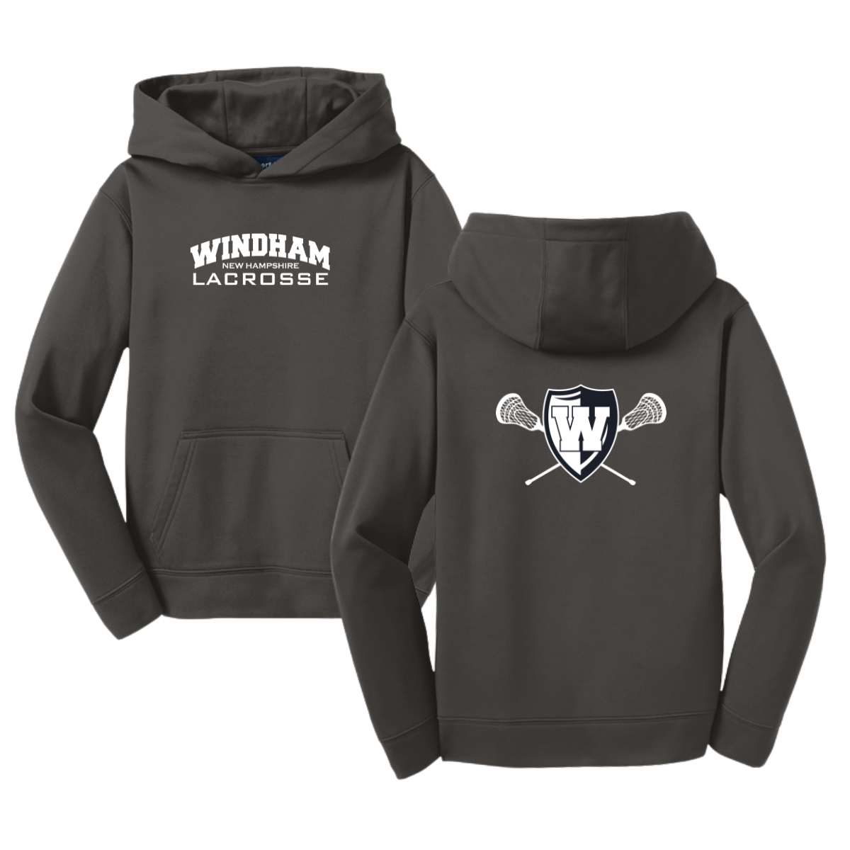 Youth Windham Lacrosse Sport-Tek Performance Hoodie