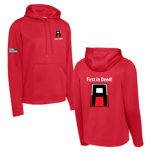 Personalizable - Adult First Army Sport-Tek Sport-Wick Fleece Hoodie