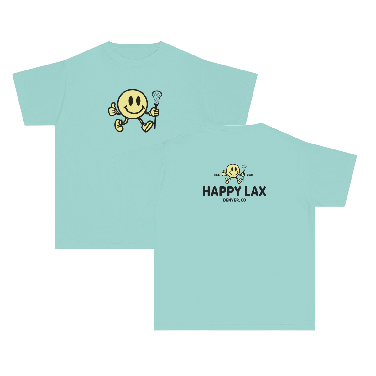 Youth Happy Lax Comfort Colors Garment Dyed T-Shirt